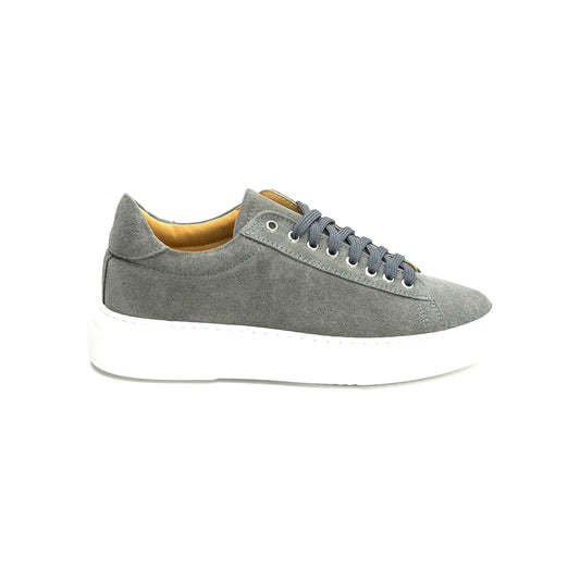Sneakers Hedro Pelle Scamosciata Grigio