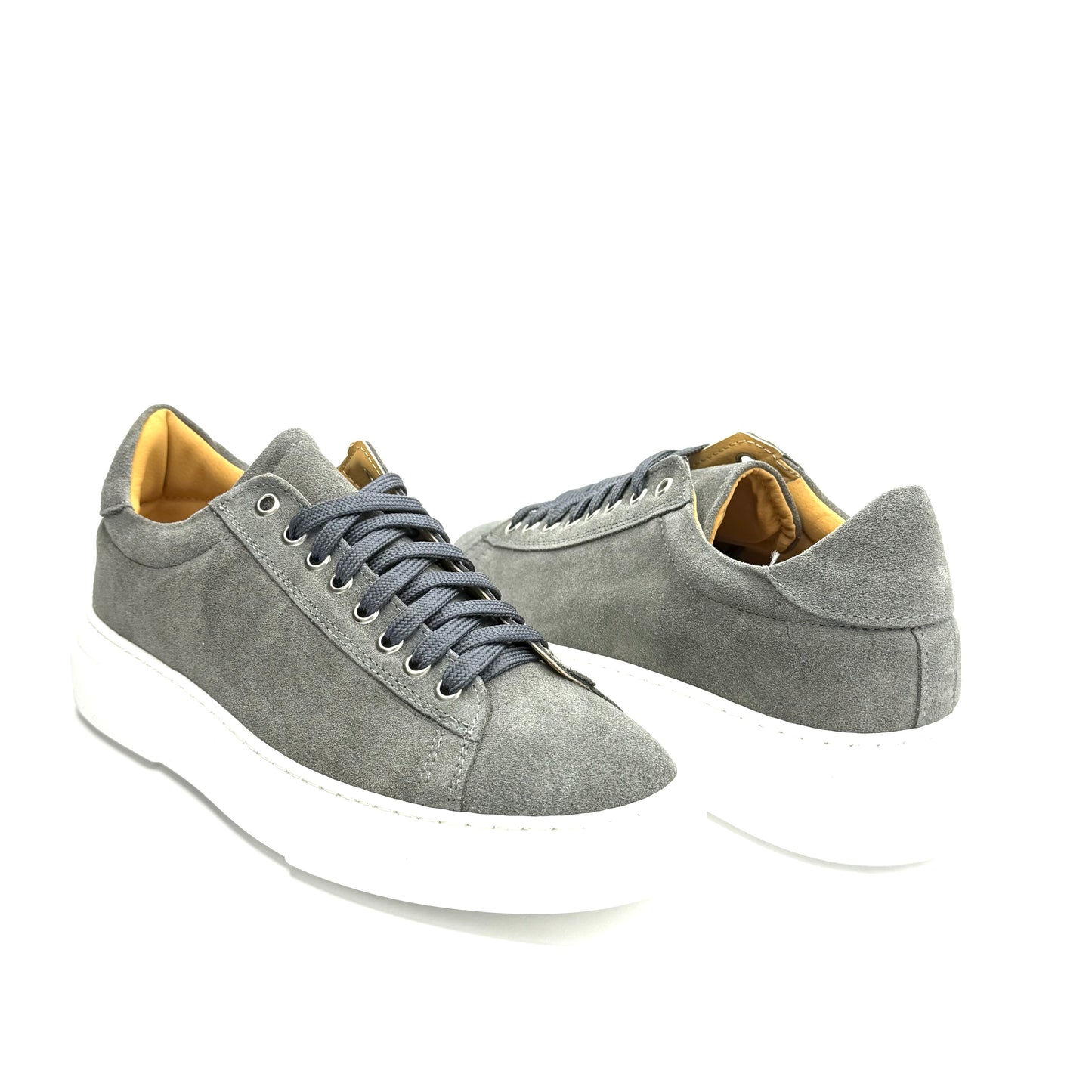 Sneakers Hedro Pelle Scamosciata Grigio