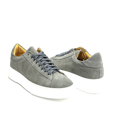 Sneakers Hedro Pelle Scamosciata Grigio