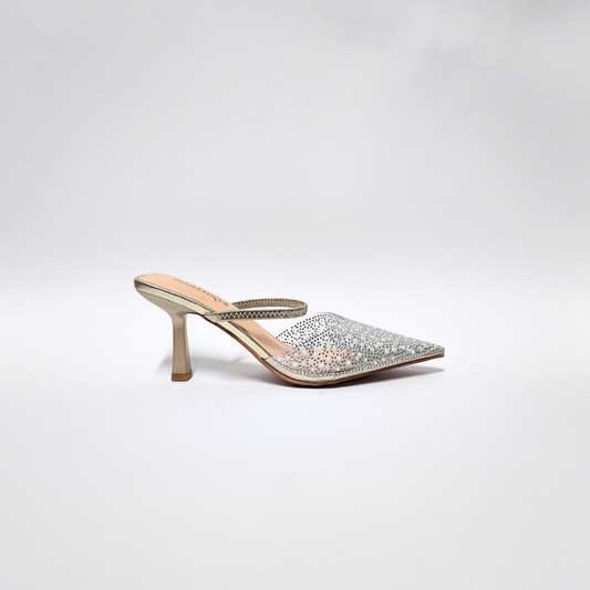 Slingback Glitter Oro
