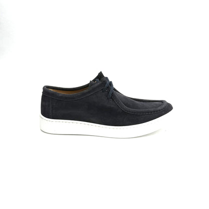 Ingegnere in Pelle Scamosciata Blu Marino