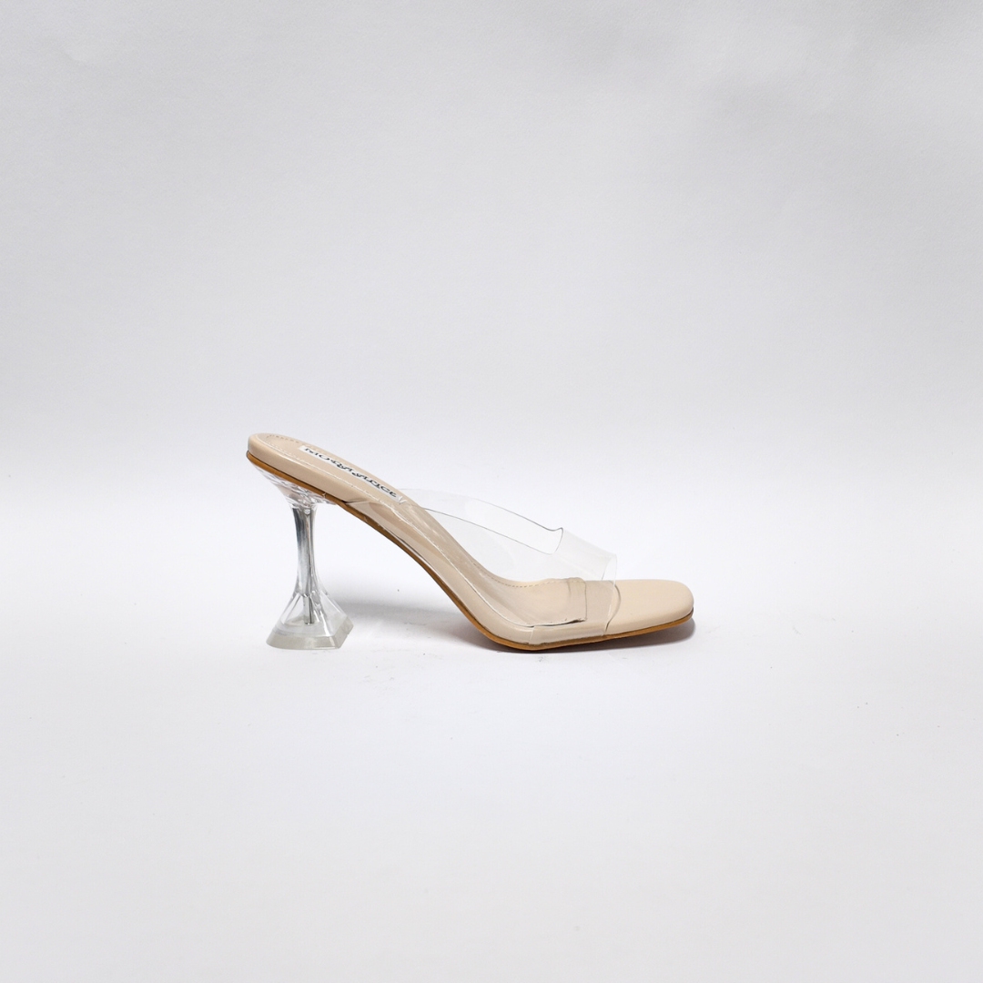 Mules Trasparente Nude