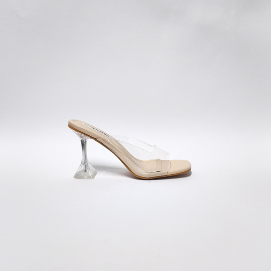 Mules Trasparente Nude