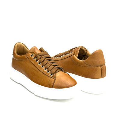 Sneakers Hedro Pelle Cuoio