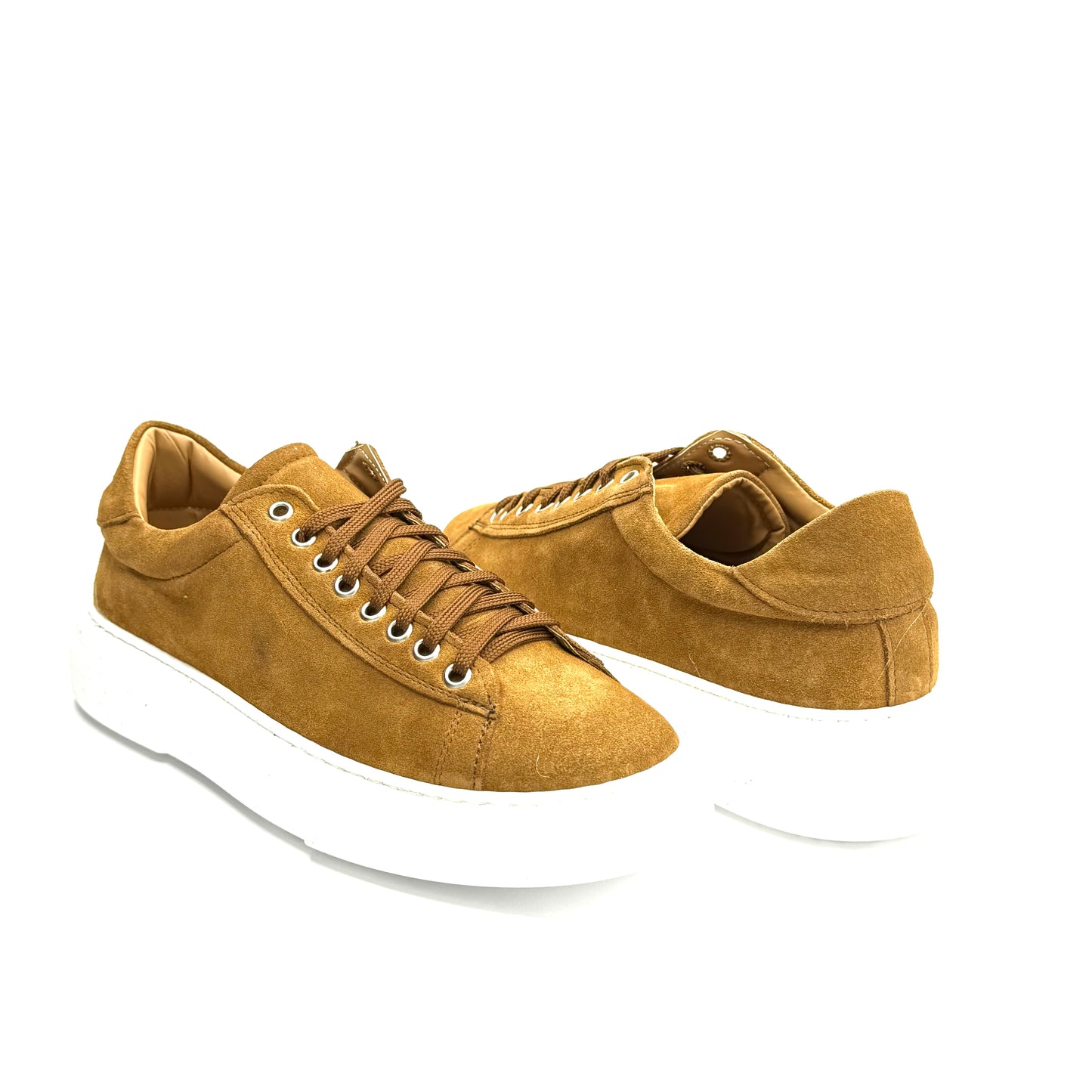 Sneakers Hedro Pelle Scamosciata Cuoio