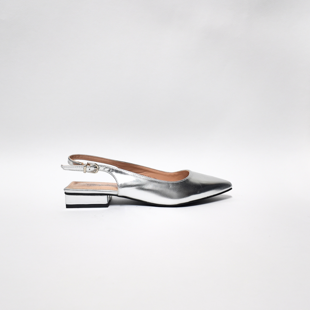 Slingback Argento