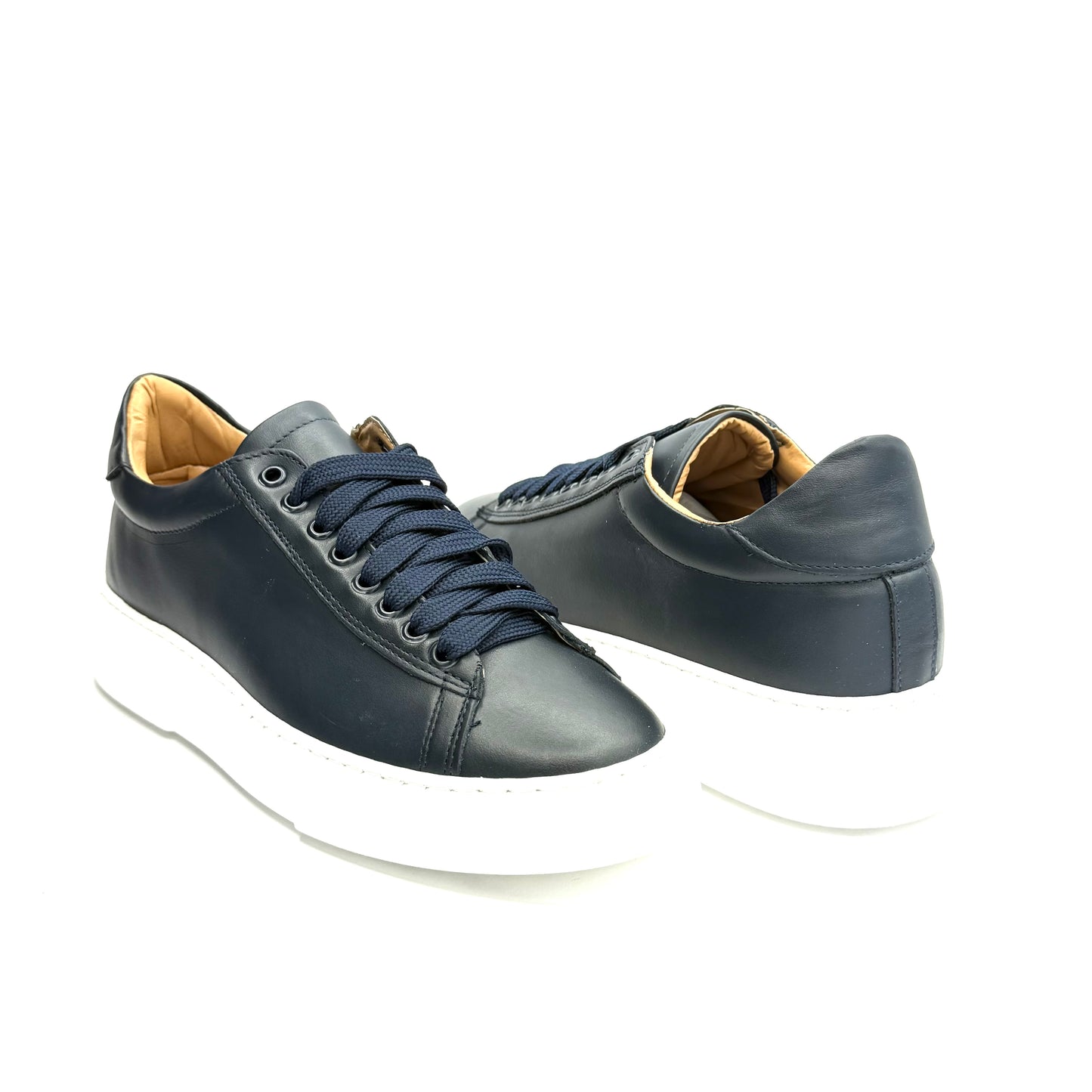 Sneakers Hedro Pelle Blu