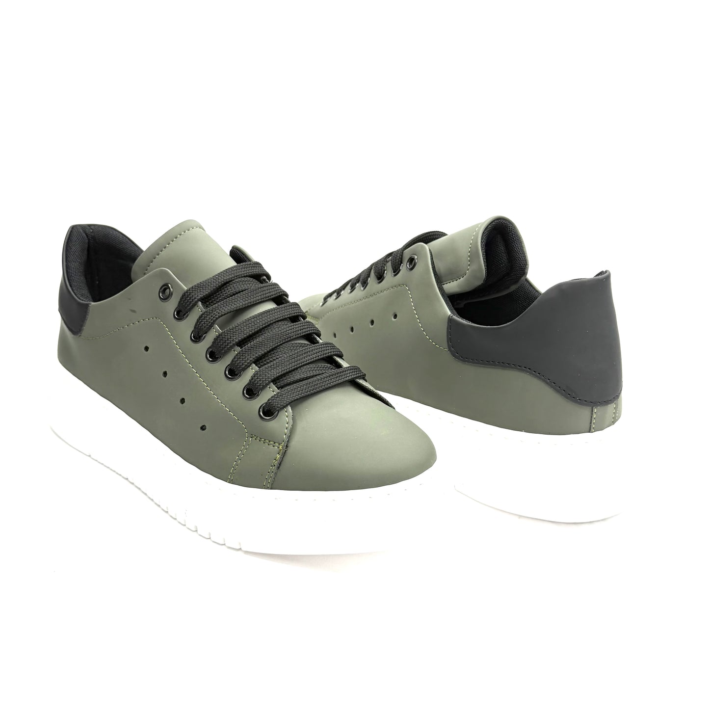 Sneakers Army Gommato Verde/Nero
