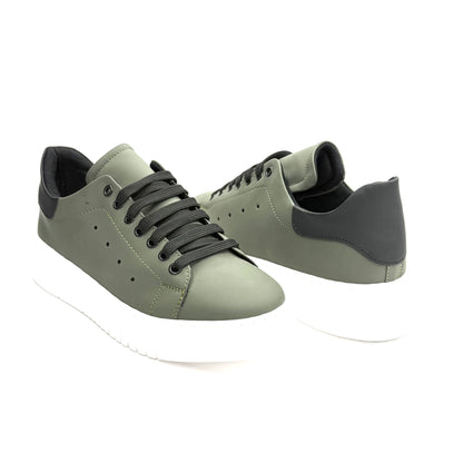 Sneakers Army Gommato Verde/Nero