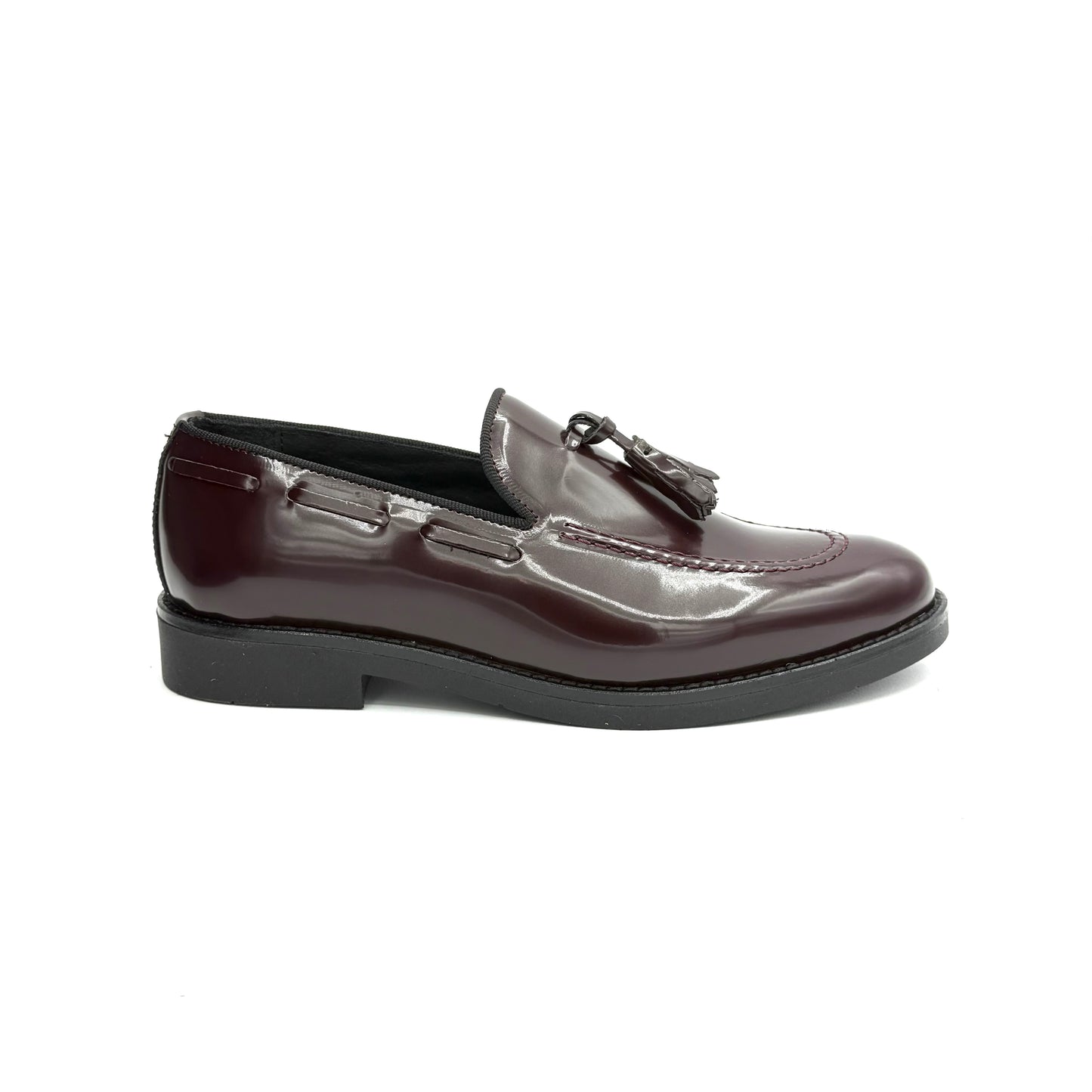 Mocassino Nappine SemiLucido Bordeaux