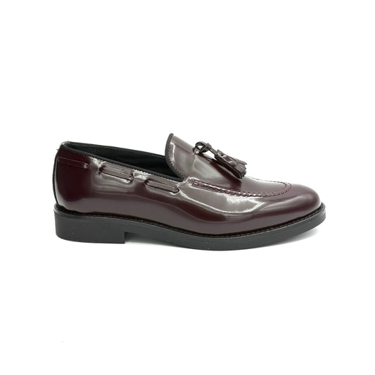 Mocassino Nappine SemiLucido Bordeaux