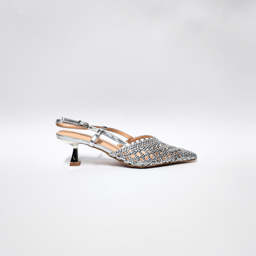 Slingback Rete Silver