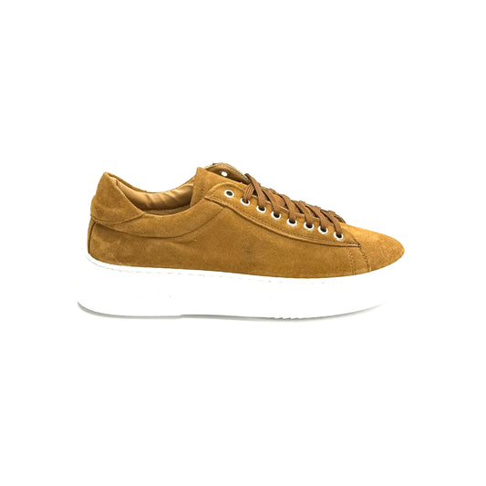 Sneakers Hedro Pelle Scamosciata Cuoio