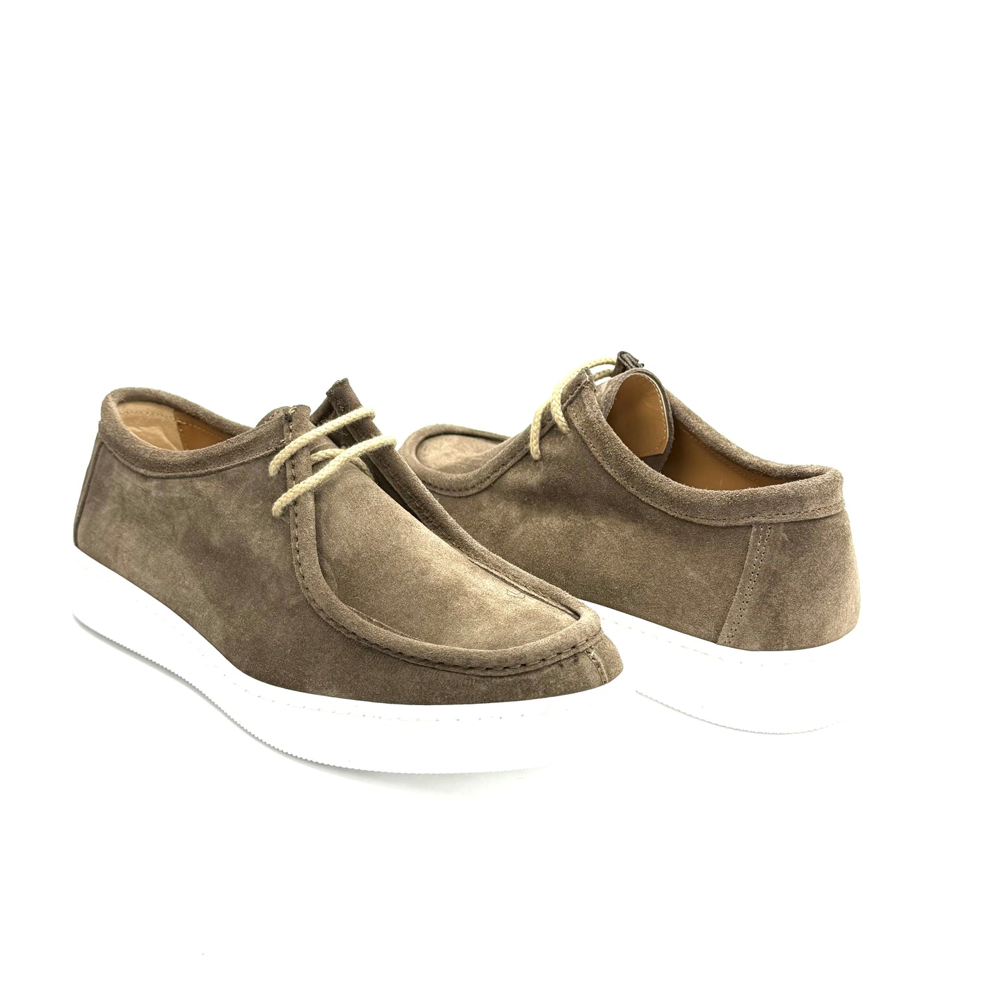 Ingegnere in Pelle Scamosciata Taupe