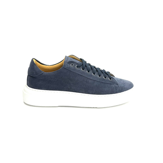 Sneakers Hedro Pelle Scamosciata Blu