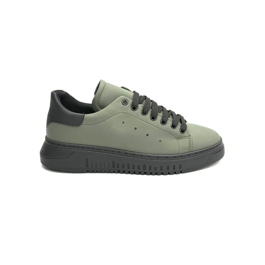 Sneakers Army Gommato Verde/Nero