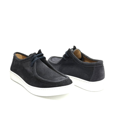 Ingegnere in Pelle Scamosciata Blu Marino