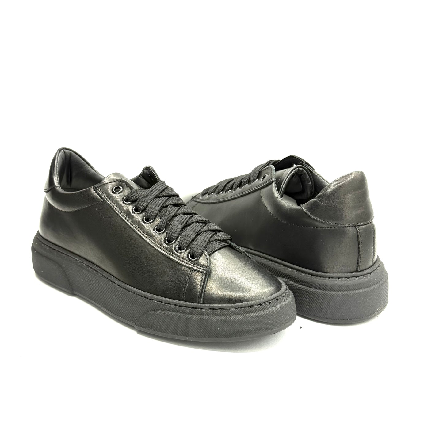 Sneakers Hedro Pelle Nero
