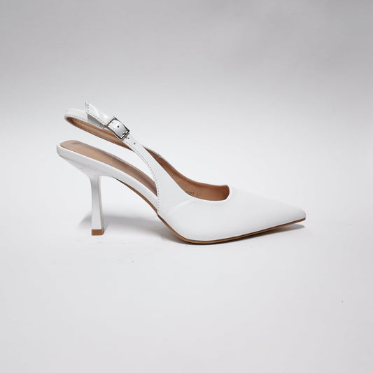 Slingback Bianco
